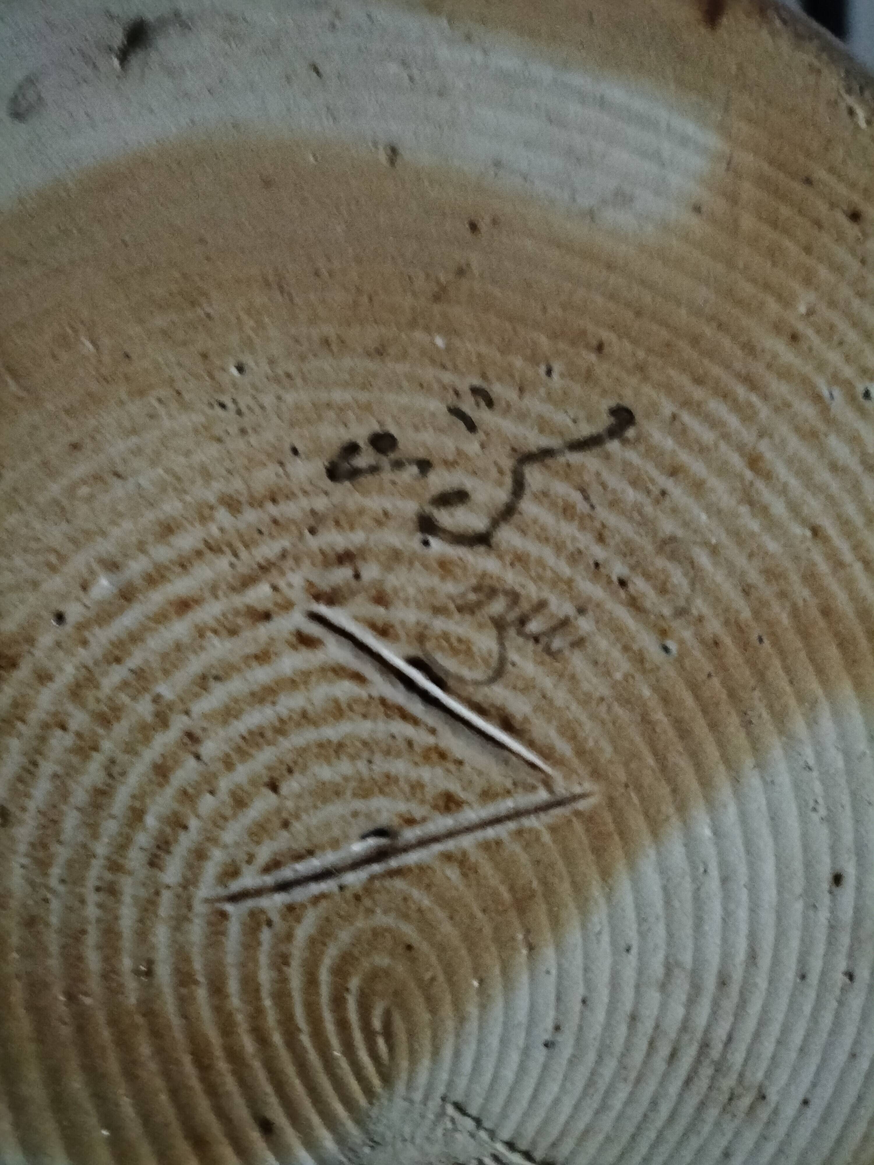 Duo of naturalistic stoneware vases – oak branches & acorns in relief