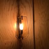Brass wall lamp