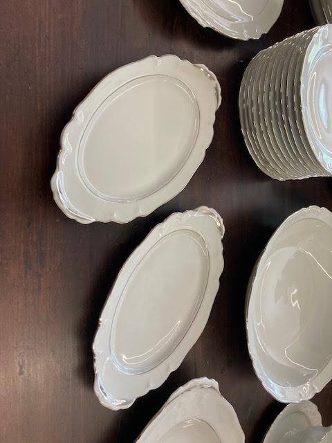 Limoges porcelain dinner service