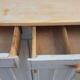 Parisian buffet patina blue grey