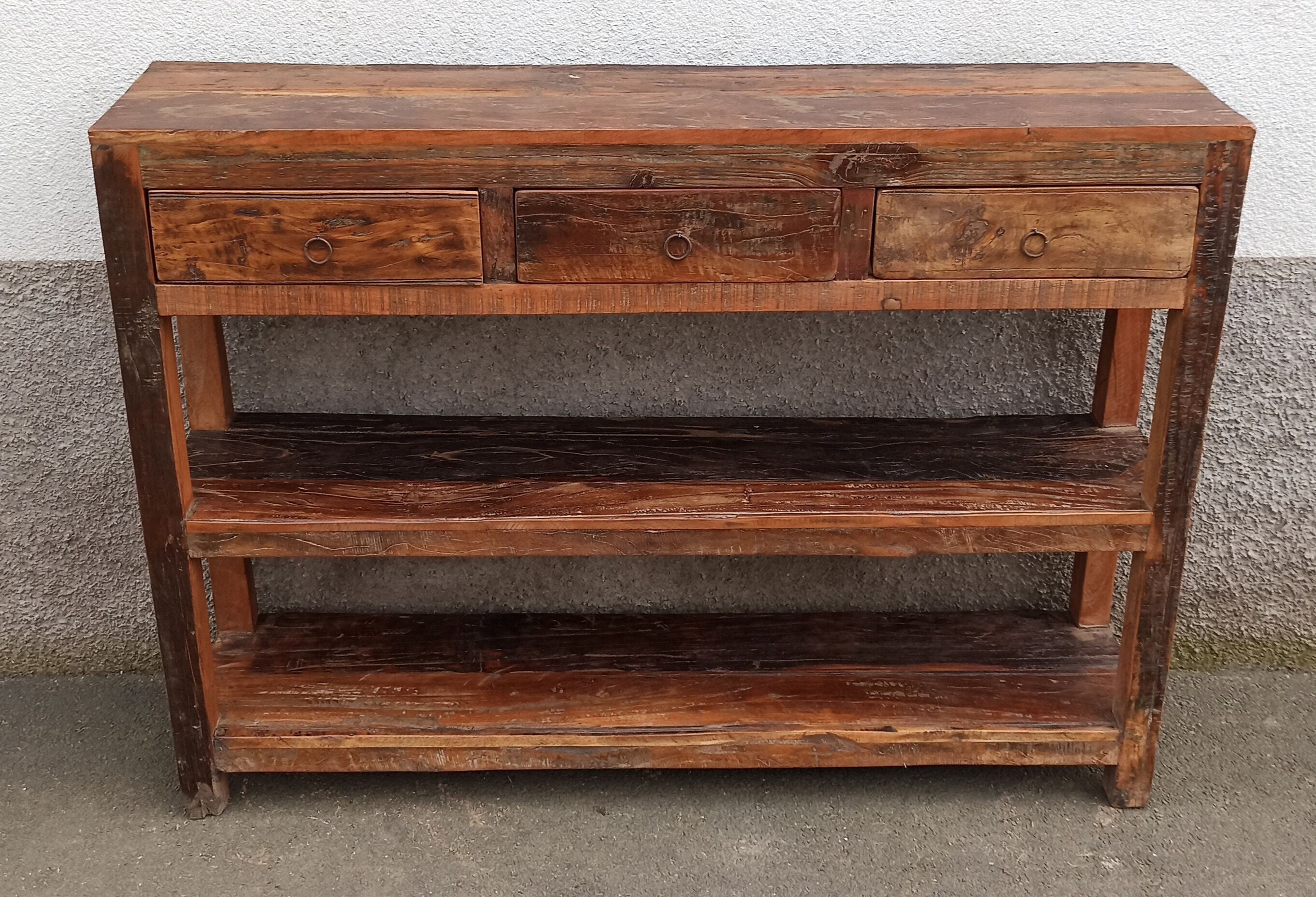 Antique wooden console