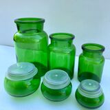 Vintage apothecary pots