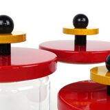 Ettore Sottsass - Alessi Twergi - Storage pots - ''Totem''