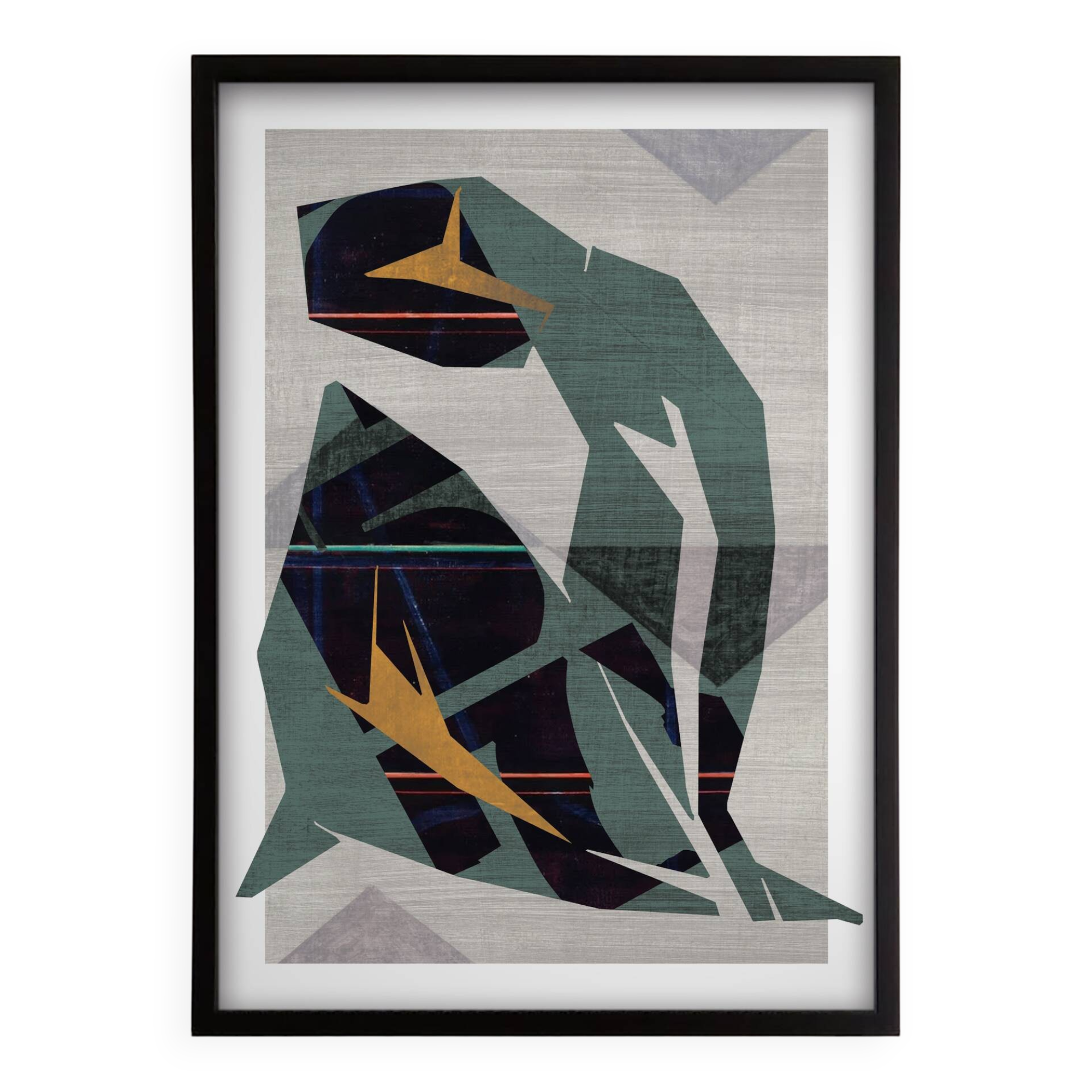 Contemporary art print Green Nude