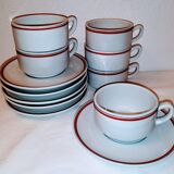 Auteuil porcelain "Bistrot" breakfast service