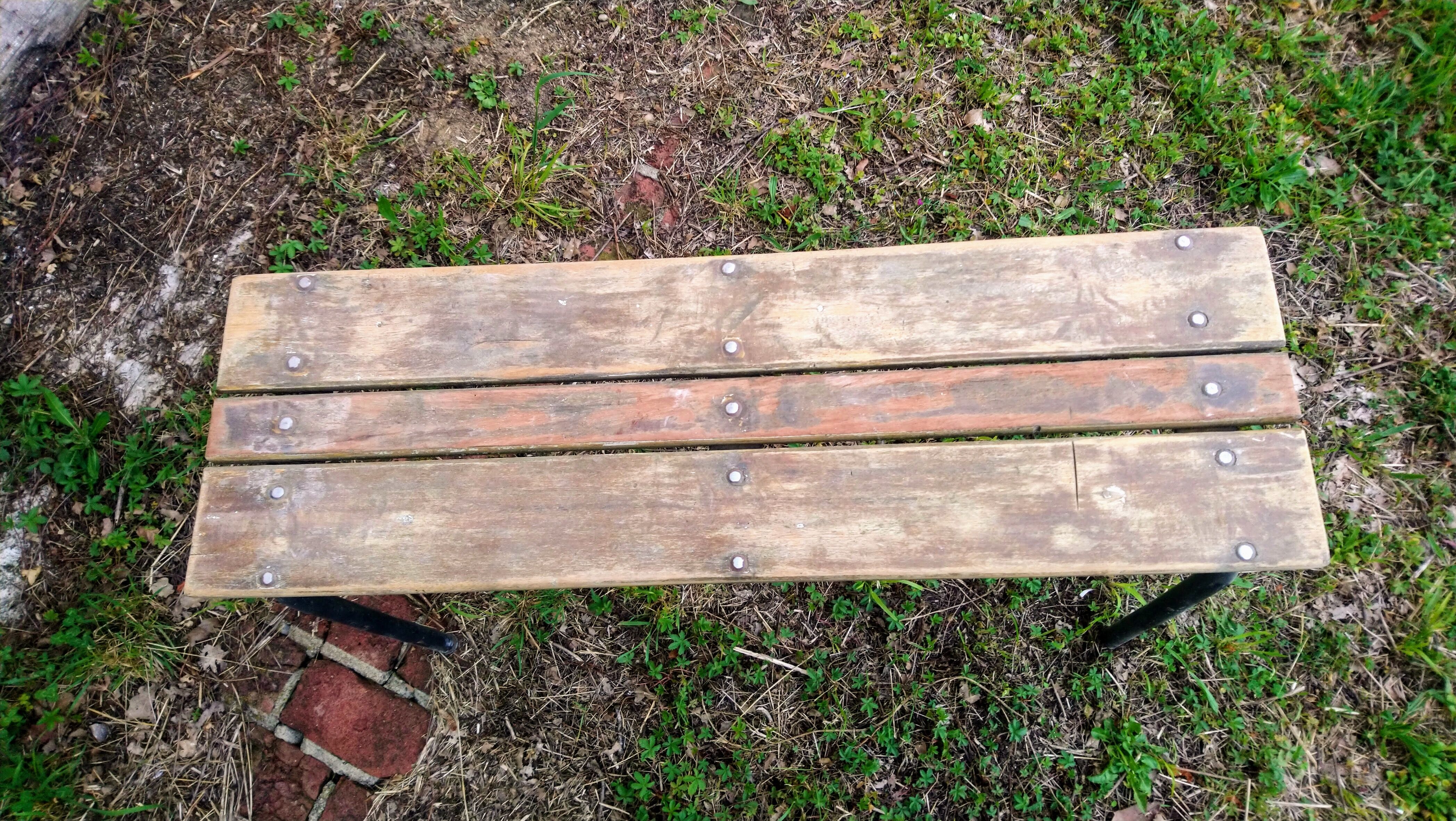 Vintage school bench