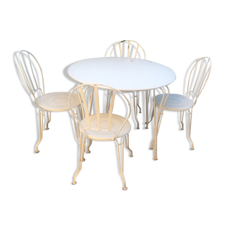 Salon de jardin en fer forgé