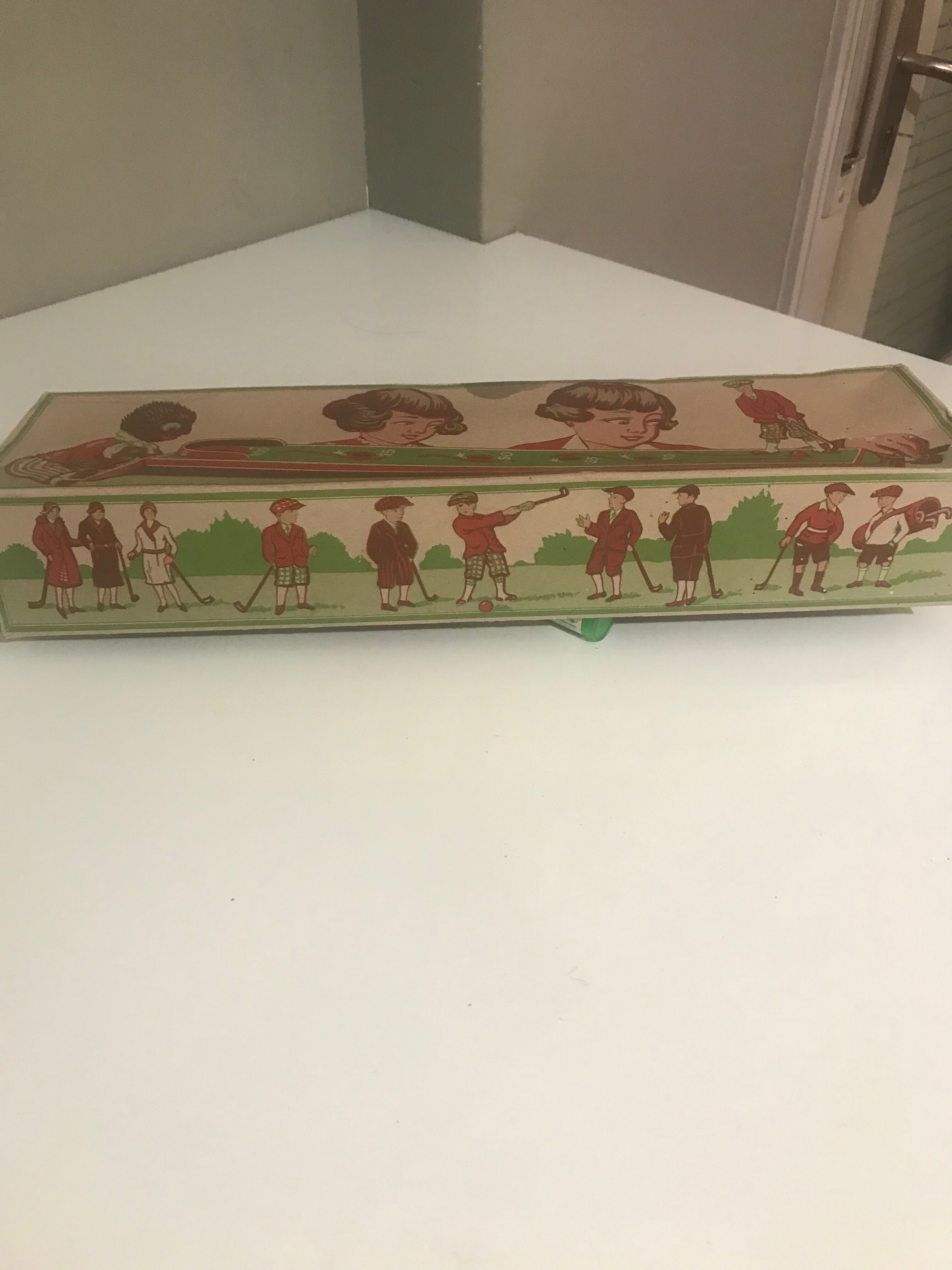 Ancient mechanical toy "Golfer"