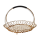 Fruit basket Erdecor, golden thread with fine gold