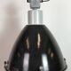 Large Industrial Enamel Factory Pendant Lamp with Glass Cover, 1960s