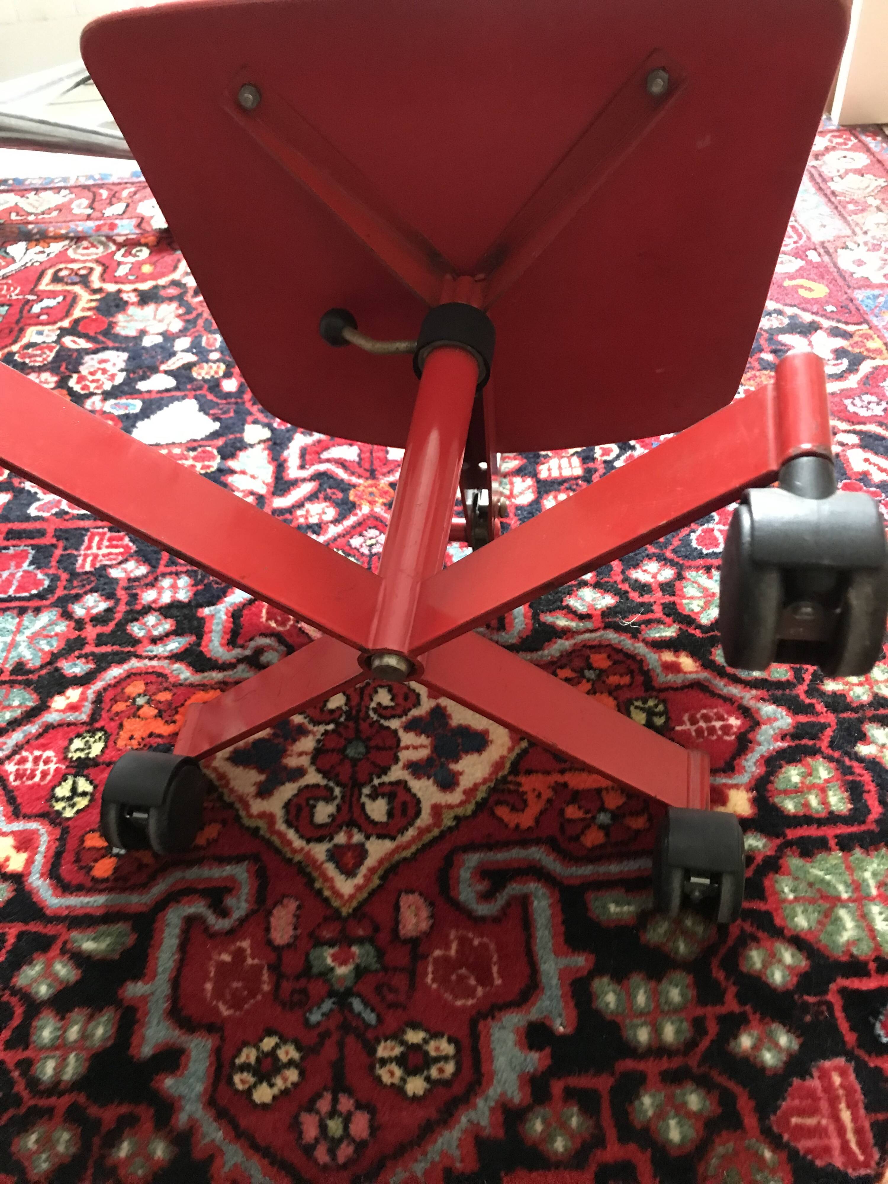 Pair of children's office chairs by Jørgen Rasmussen for Kevi