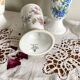 5 Mazagran flower coffee cups porcelain Limoges vintage