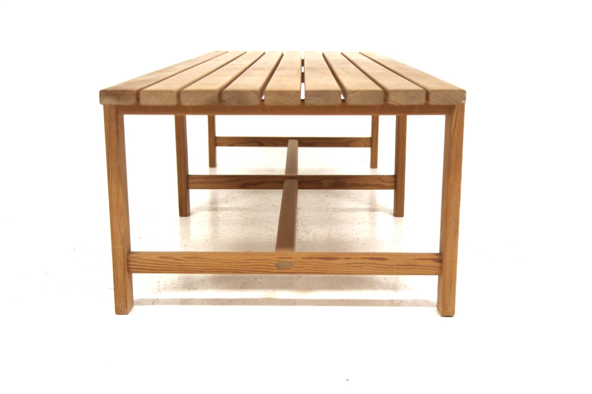 Scandinavian pine bench, Sweden, 1970