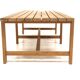 Scandinavian pine bench, Sweden, 1970