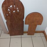 Carved African chair