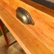 Table bureau bois brut