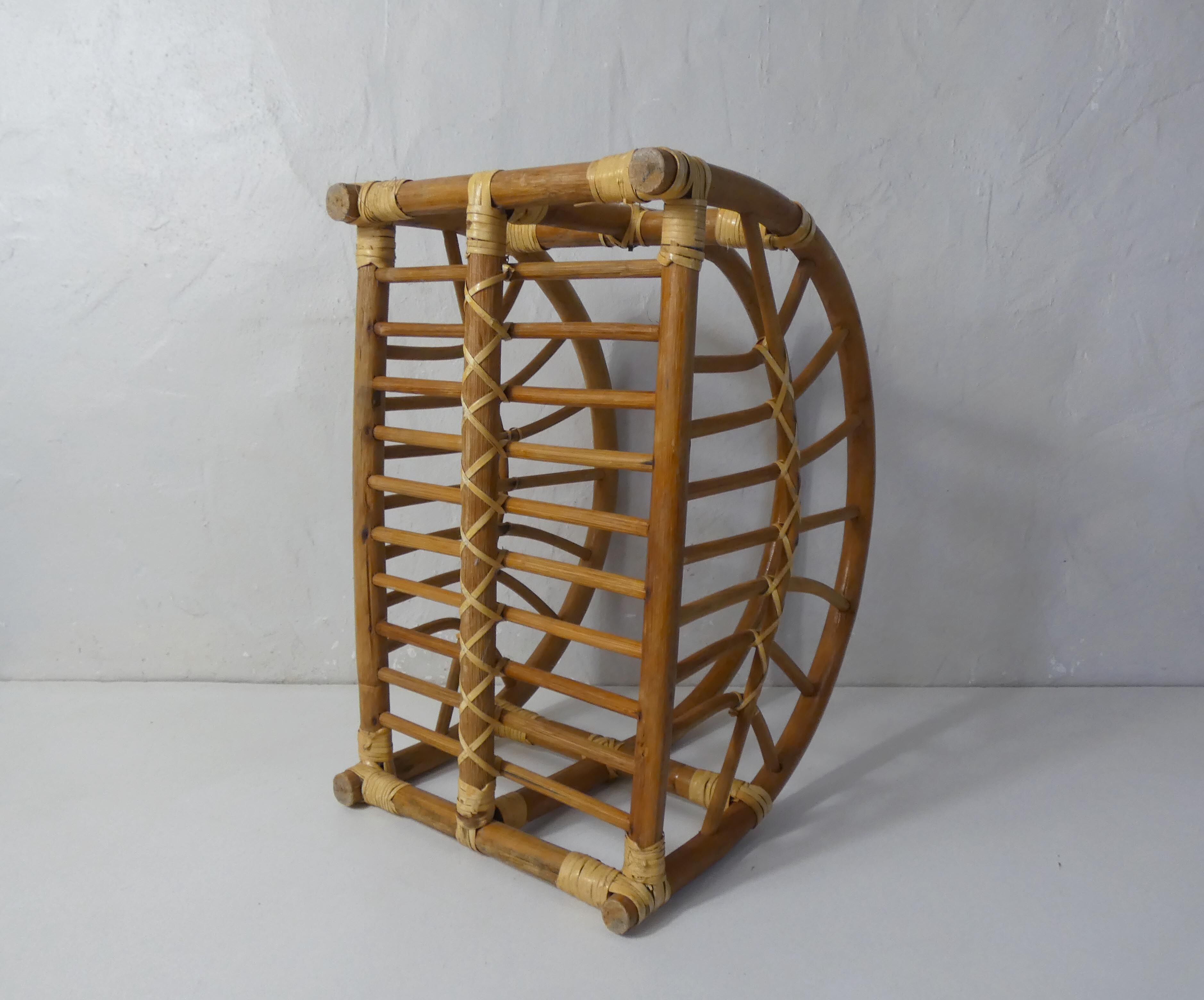 Rattan magazine door