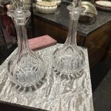 Paire de carafe en cristal