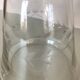 Antique engraved glass carafe