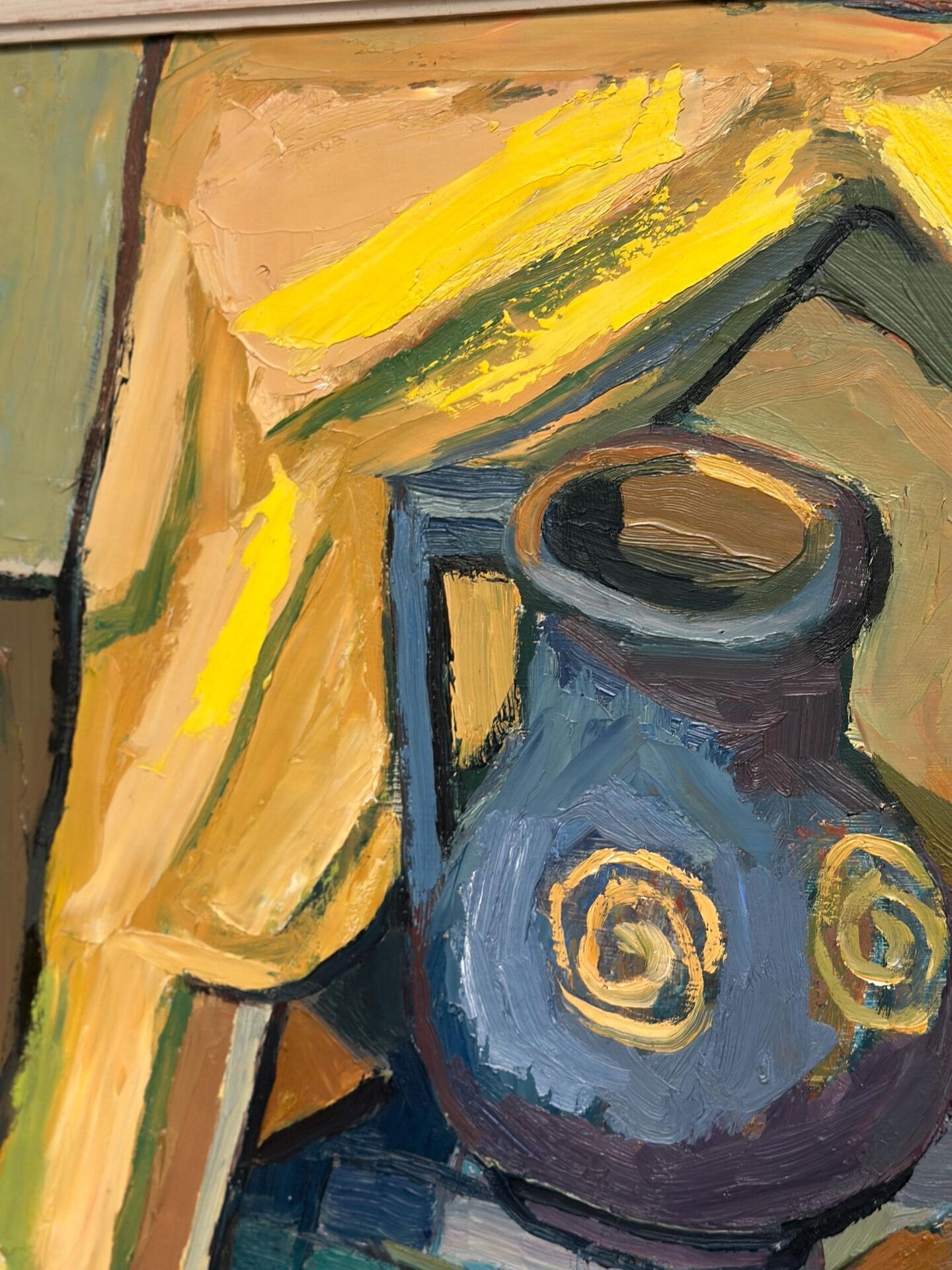 Oil on Panel – “Still Life with Jug and Bottles” by Martin Lindberg