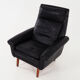 Leather armchair, 1970s design