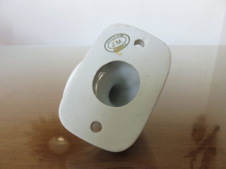 White porcelain patère art deco 30 40