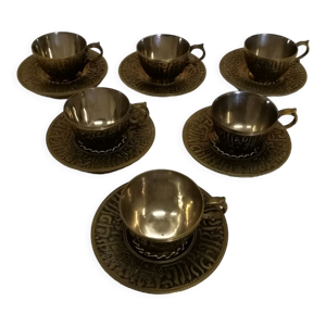 Tasses à café / thé - laiton