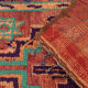 Vintage rehamna, berber rug, 95 x 260