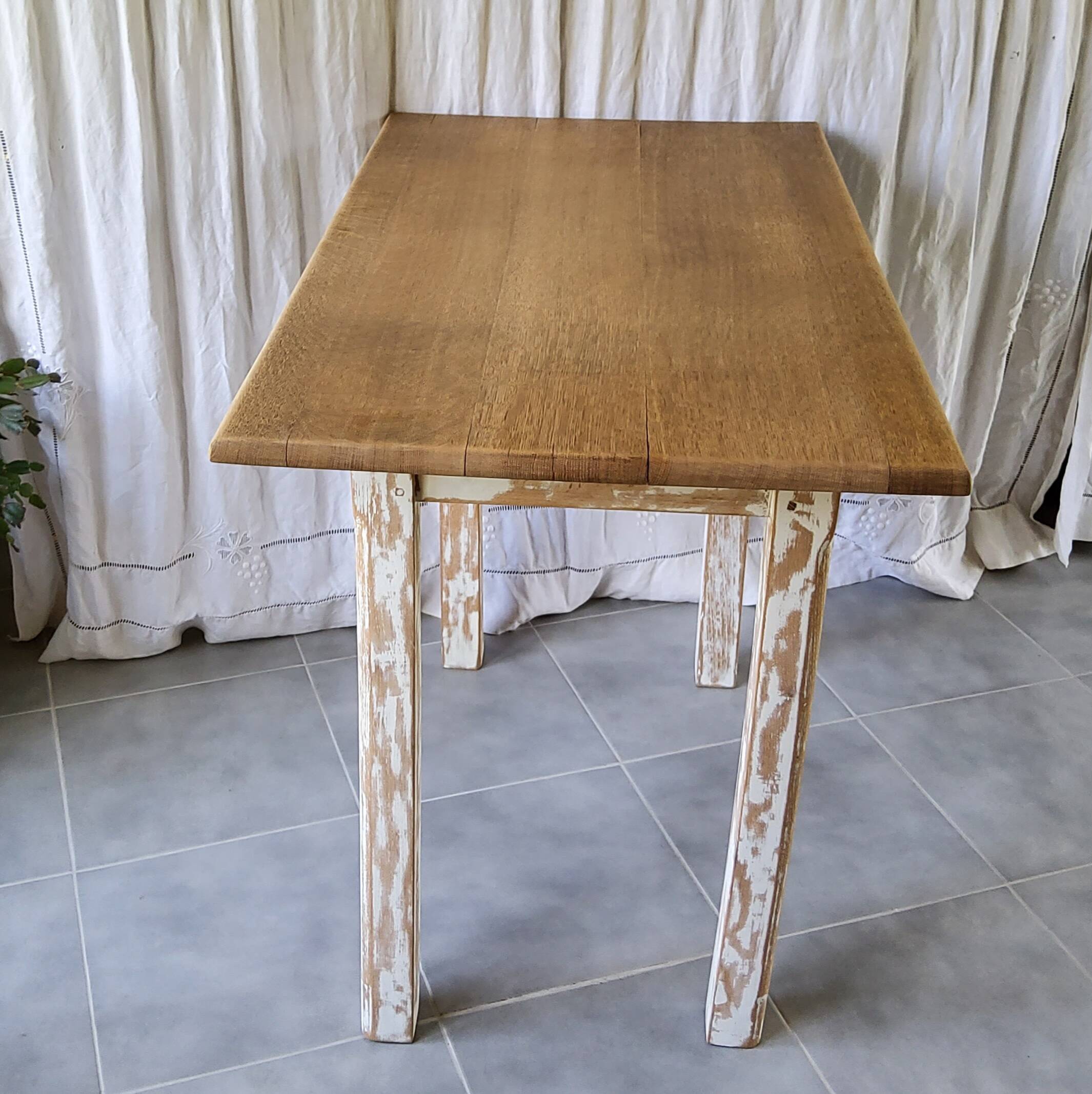 Antique patinated table