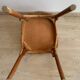 Set of 4 vintage wooden bistro chairs