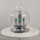 Italian Space Age Table Lamp with Effervescent Bubble Glass, 1970's