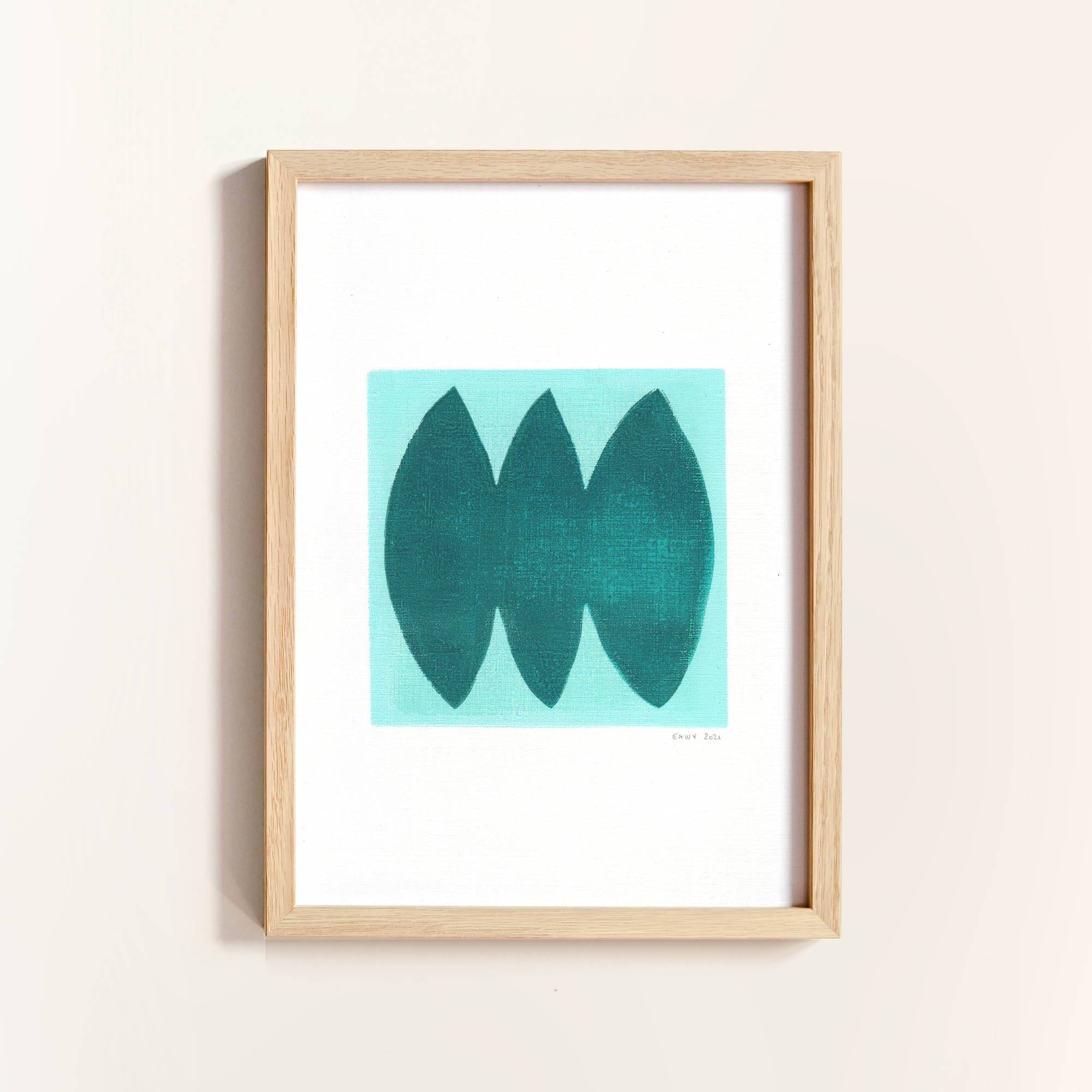Duo de peintures abstraites - M300 et H246 - signées eEawy