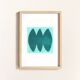 Duo de peintures abstraites - M300 et H246 - signées eEawy
