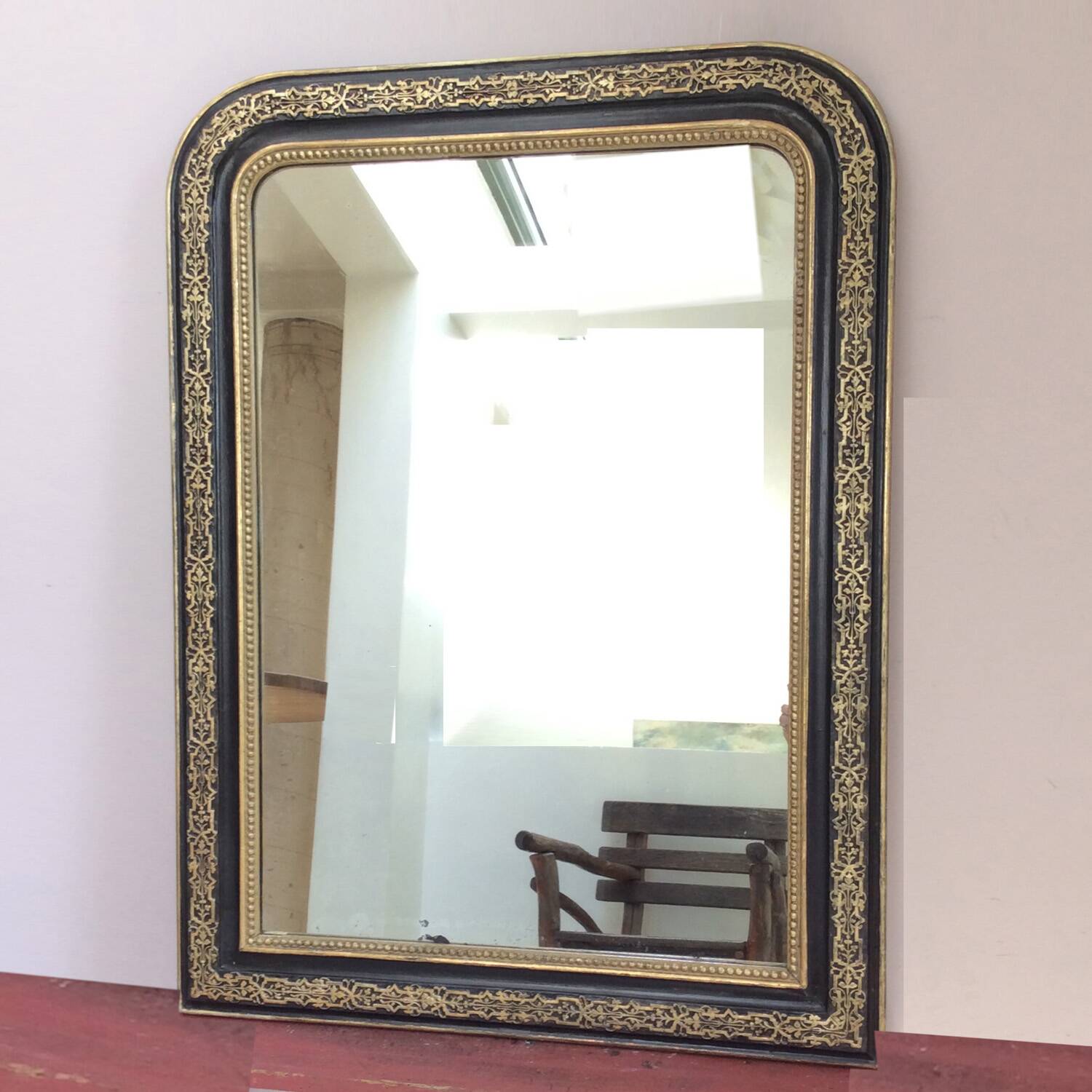 Grand miroir style Napoléon III
