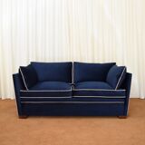 Canapé ancien bleu, Portugal 1980