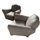 Pair of Club Armchairs