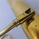Rare Midcentury Brass Table or Desk Lamp OMI, Office or Bank, Germany, 1970s
