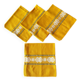 4 serviettes de table vintage