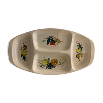 Multicolored earthenware appetizer dish Septfontaines Villeroy and Boch