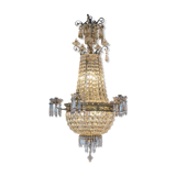 Beautiful antique French "Sac a Perle" chandelier