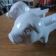 3 antique white porcelain dishes