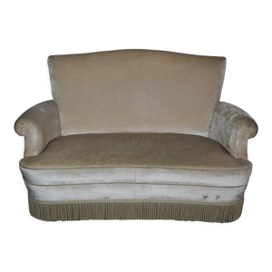 Banquette velours années
