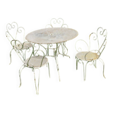 Wrought iron garden furniture circa 1950