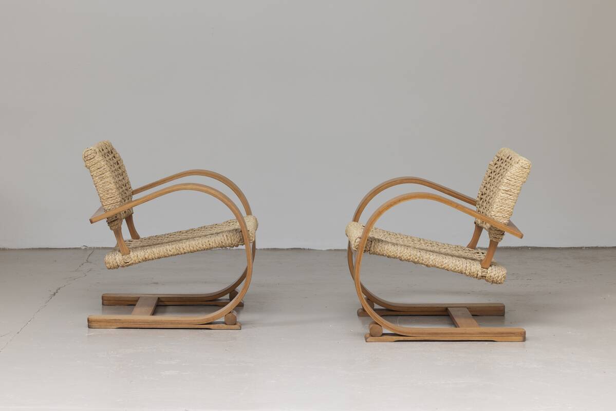 Fauteuils lounge par A. Audoux et F. Minet