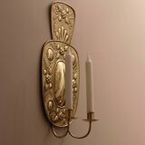Mid Century Swedish Brass Sconce