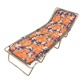 Transat chaise lit vintage Lafuma