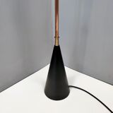 Glass, Brass, Aluminum, Copper and Iron Floor Lamp, 2021