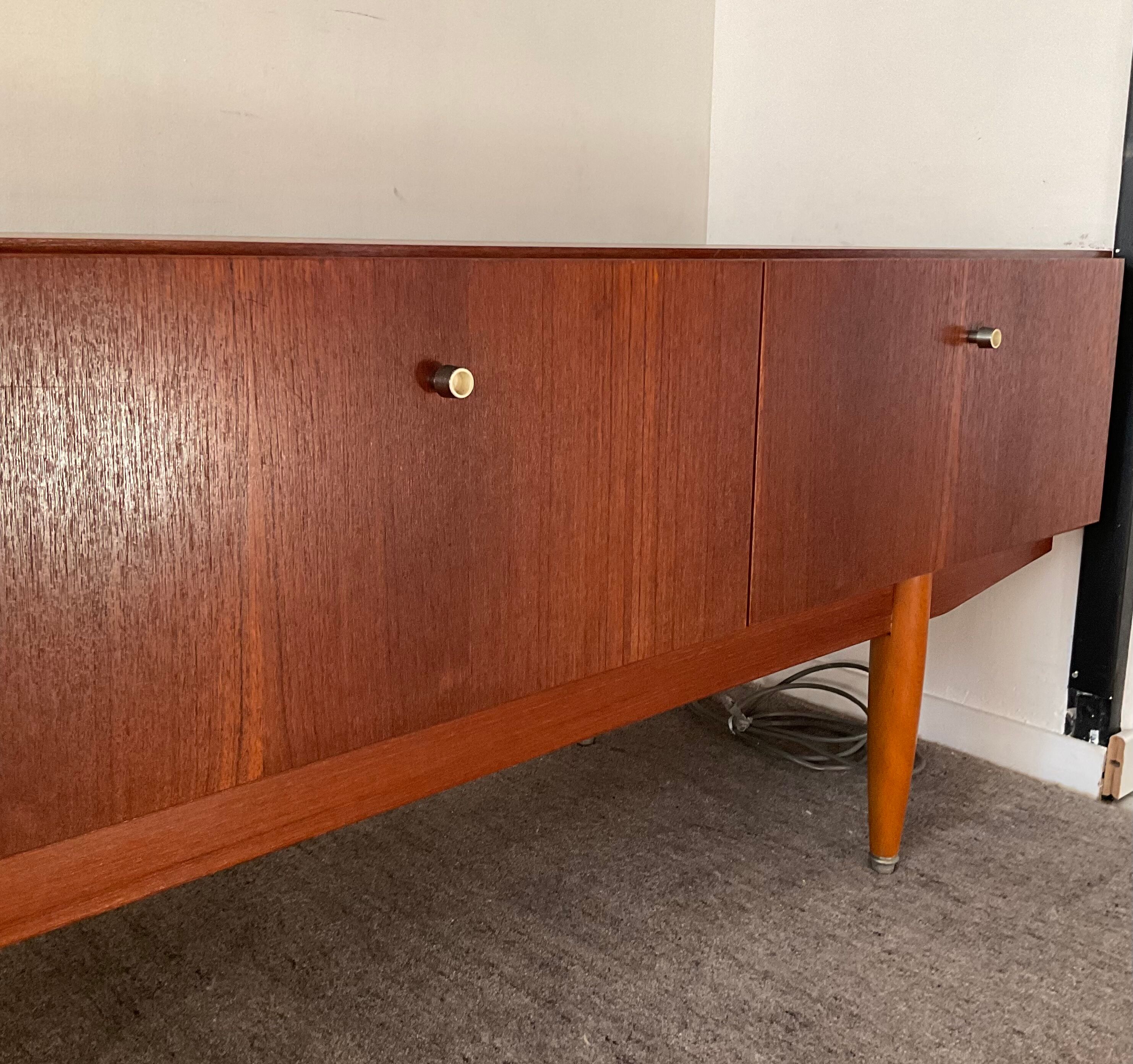 Scandinavian teak row from the 60s and 70s