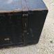 Vintage wooden travel trunk