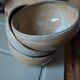 Set of 3 bowls in artisanal sandstone